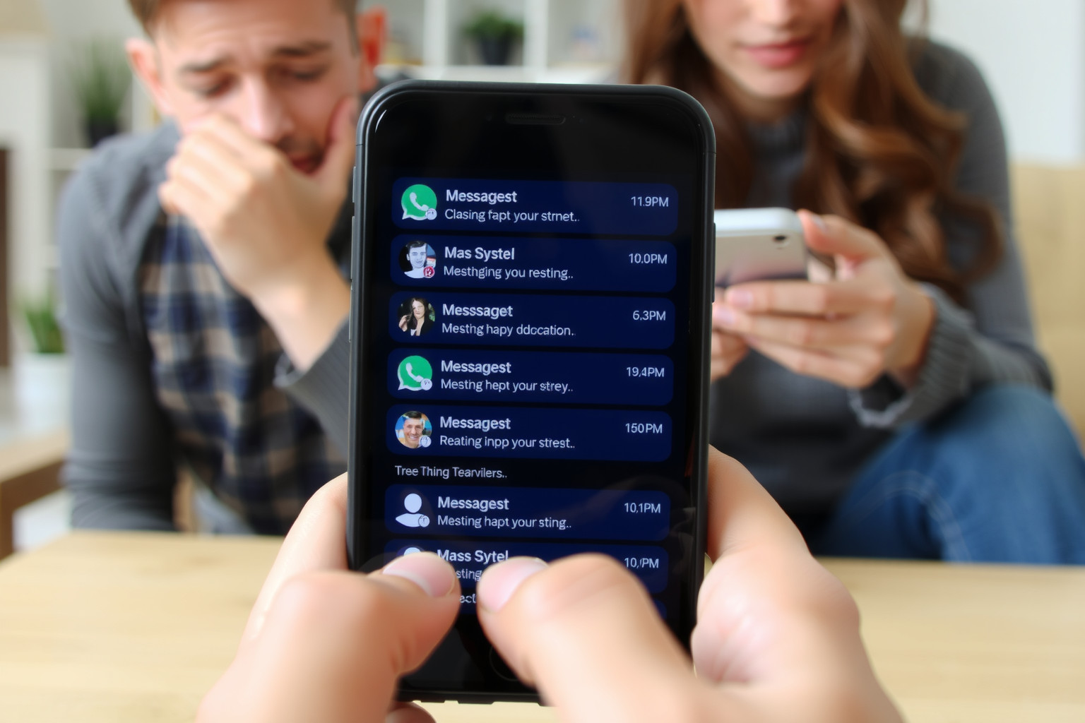 Az online flörtölés gyakran vezet digitális hűtlenséghez és bizalmatlansághoz.