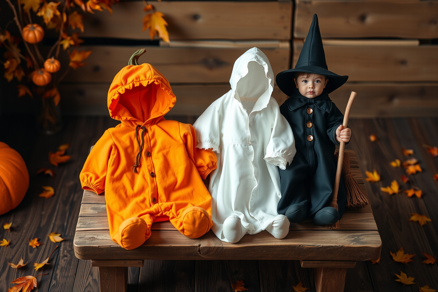A Halloween-i babajelmezekben a tök, szellem és boszorkány elbűvölőek.
