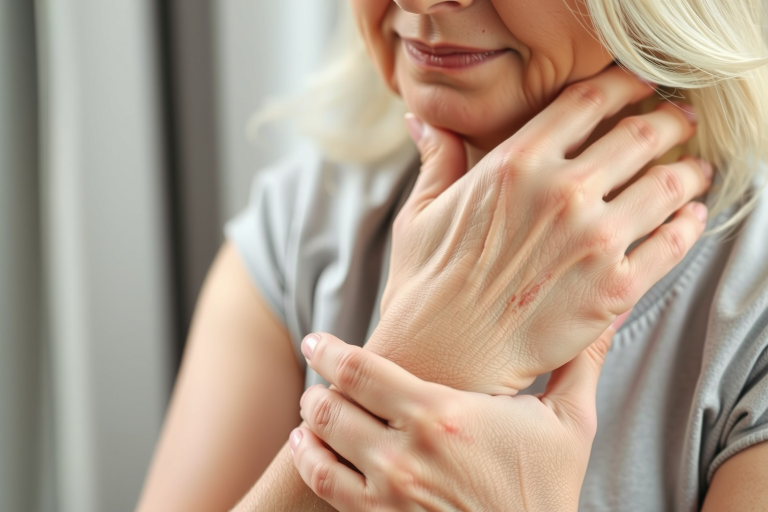 Menopauza után a bőr hidratálása és gyengéd ápolása kiemelt fontosságú.