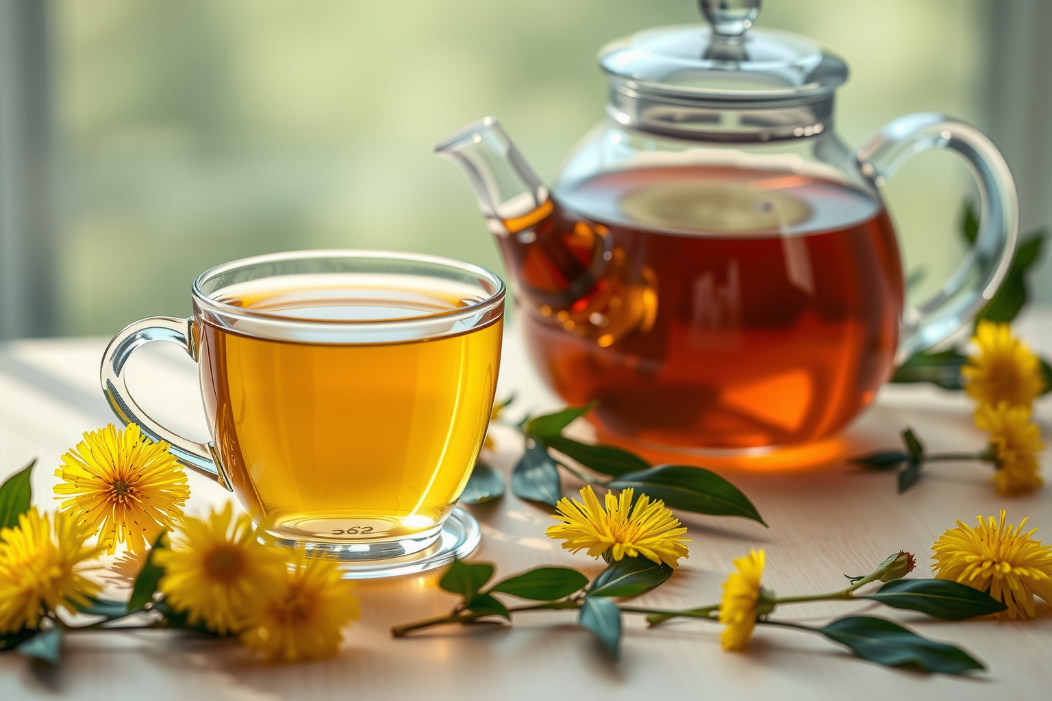 A gyermekláncfű tea támogatja a máj természetes méregtelenítését.