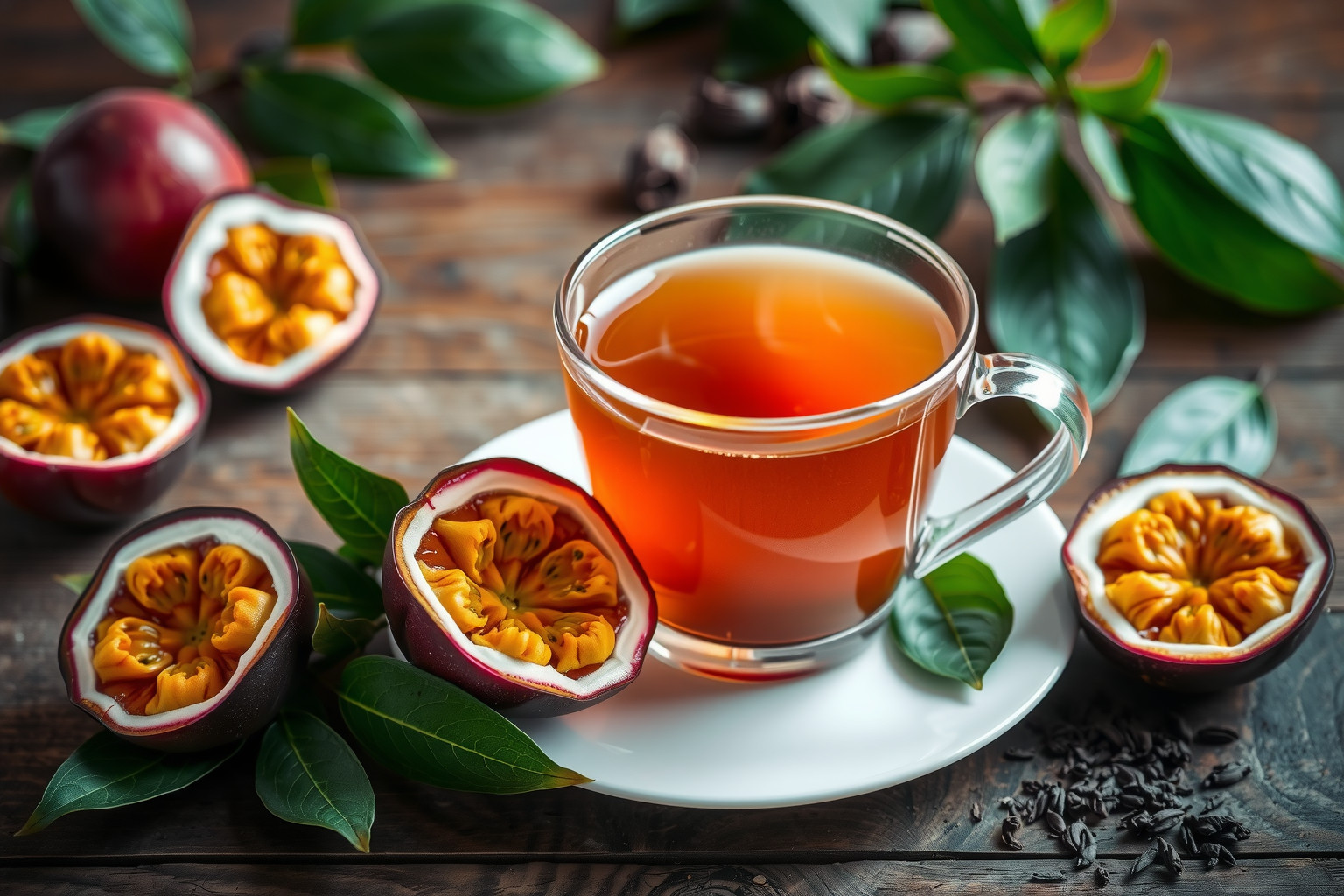 A passiógyümölcs tea enyhíti a stresszt és elősegíti az alvást.