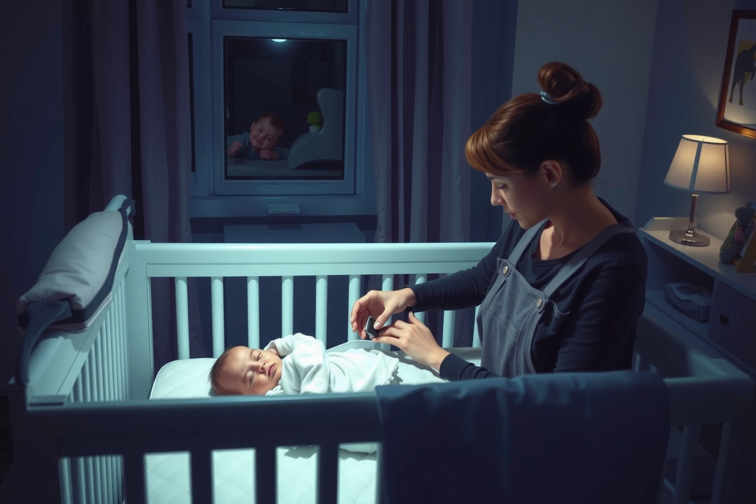 Az éjszakai ébredések gyakoriak a baba fejlődése során.