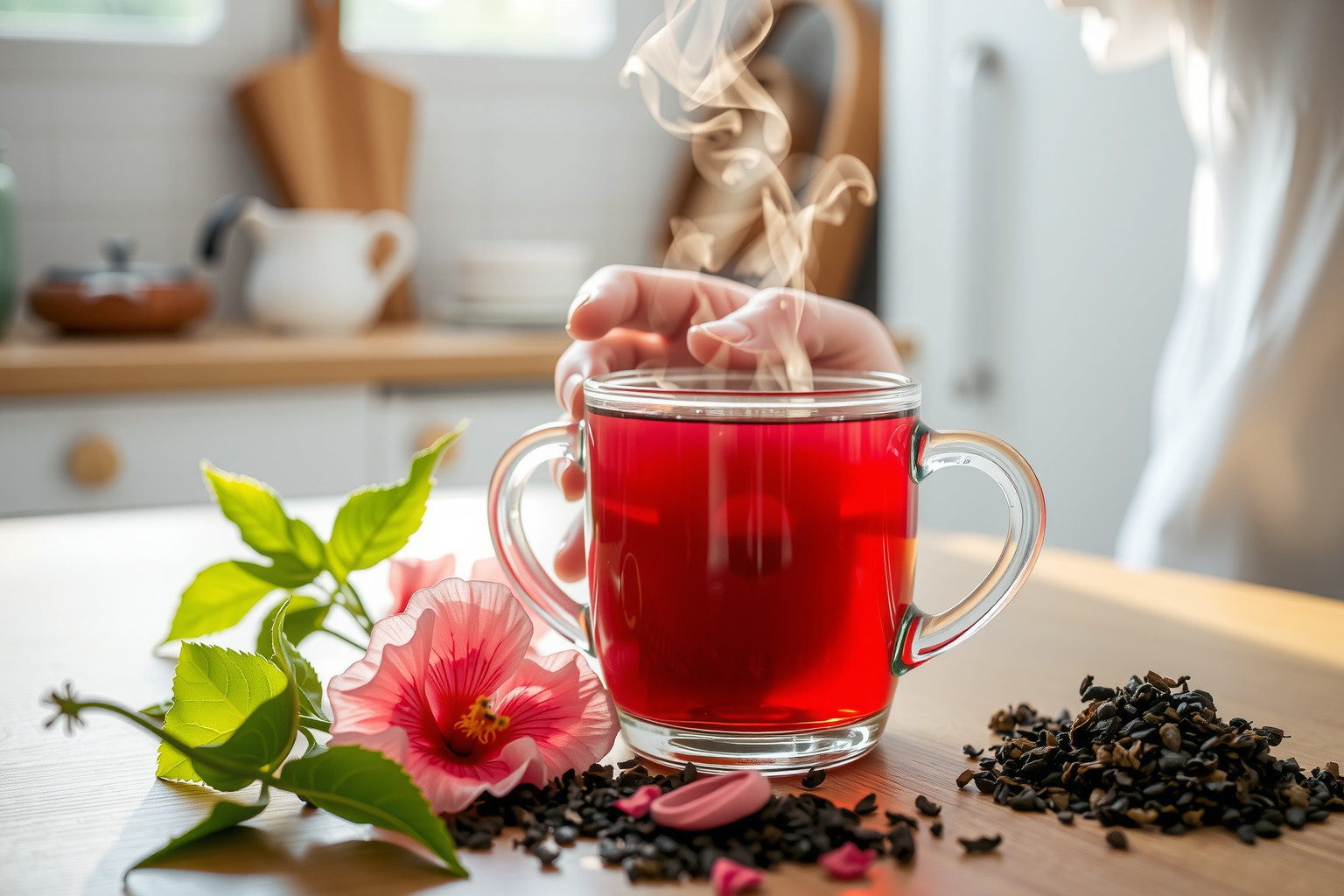 A hibiszkusztea reggel és lefekvés előtt a leghatékonyabb.