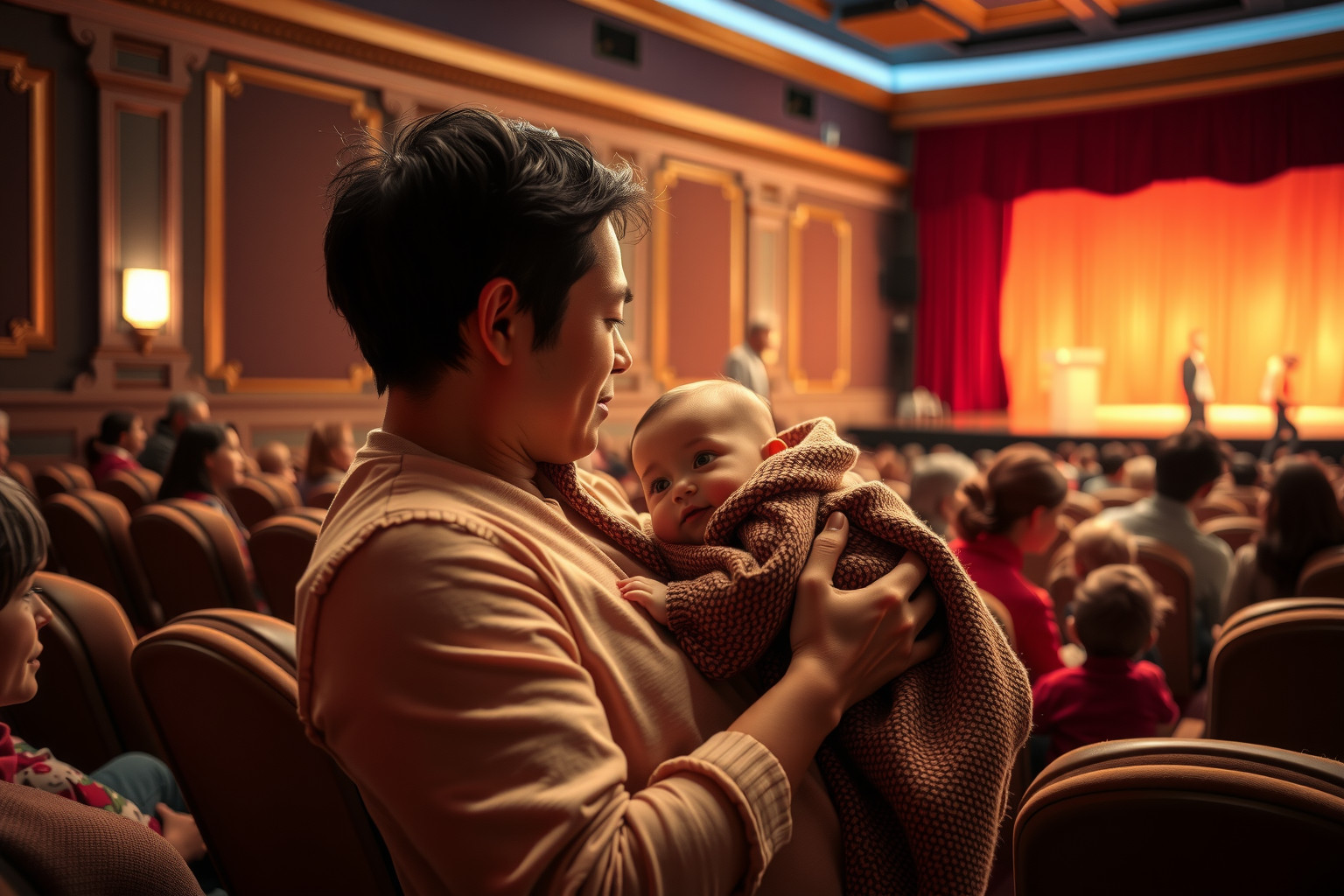 Szülők szerint a babák nyugodtan élvezhetik a kulturális programokat.