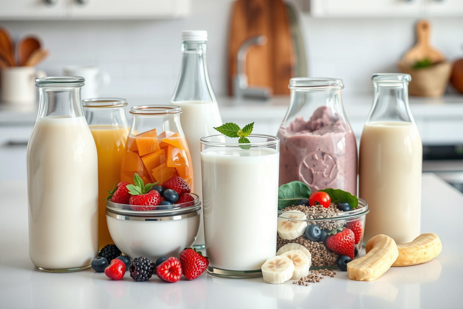 A kókuszvíz hidratál és természetes édes ízt ad a smoothie bowl-nak.