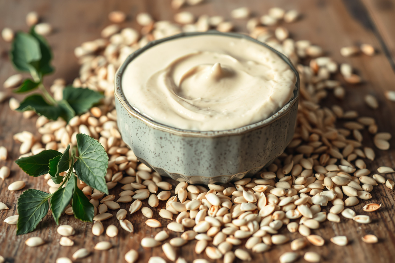 A tahini gazdag fehérjében és egészséges zsírokban, tápláló.