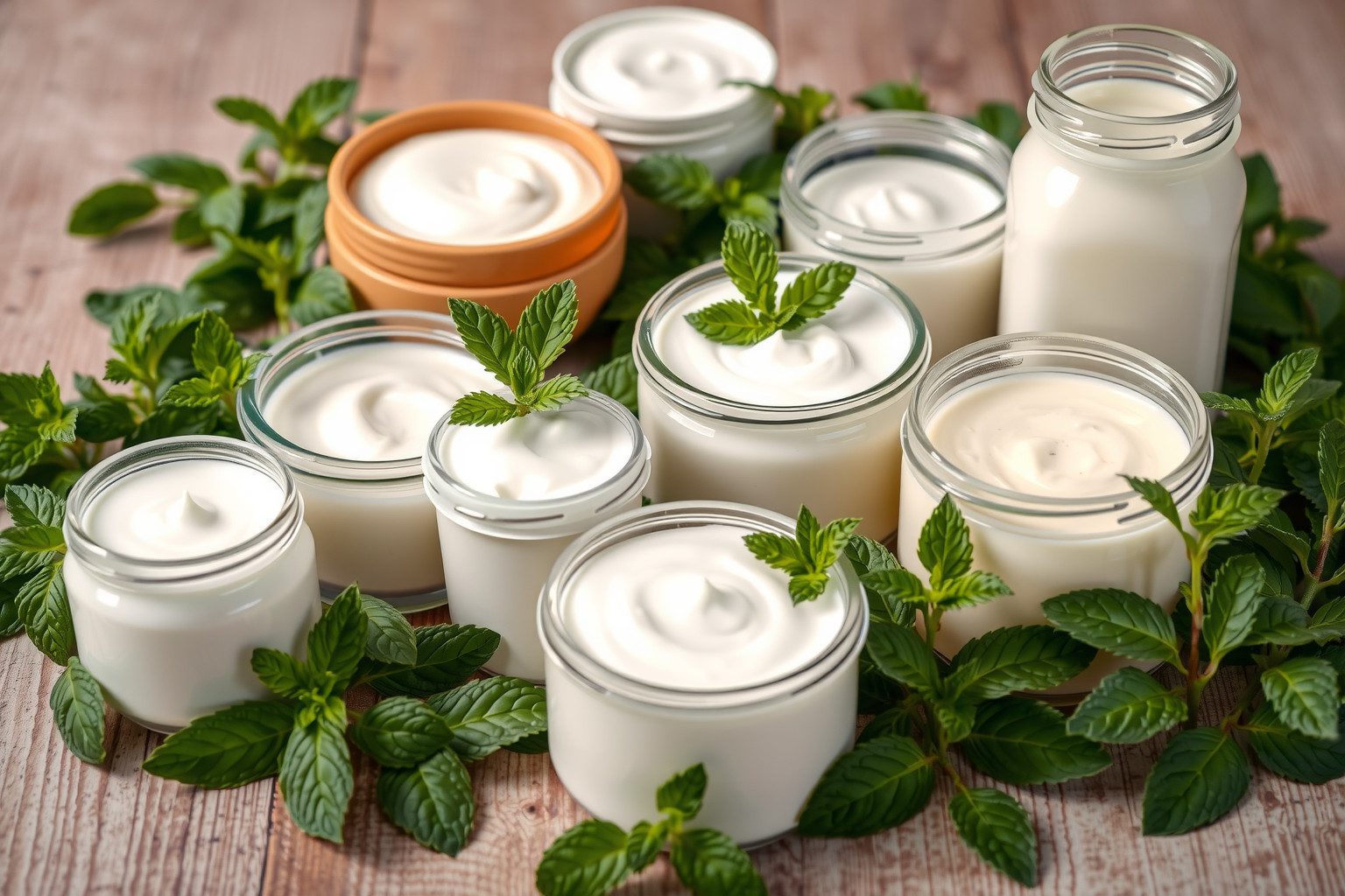 A joghurt élő baktériumai támogatják az egészséges bélflórát.