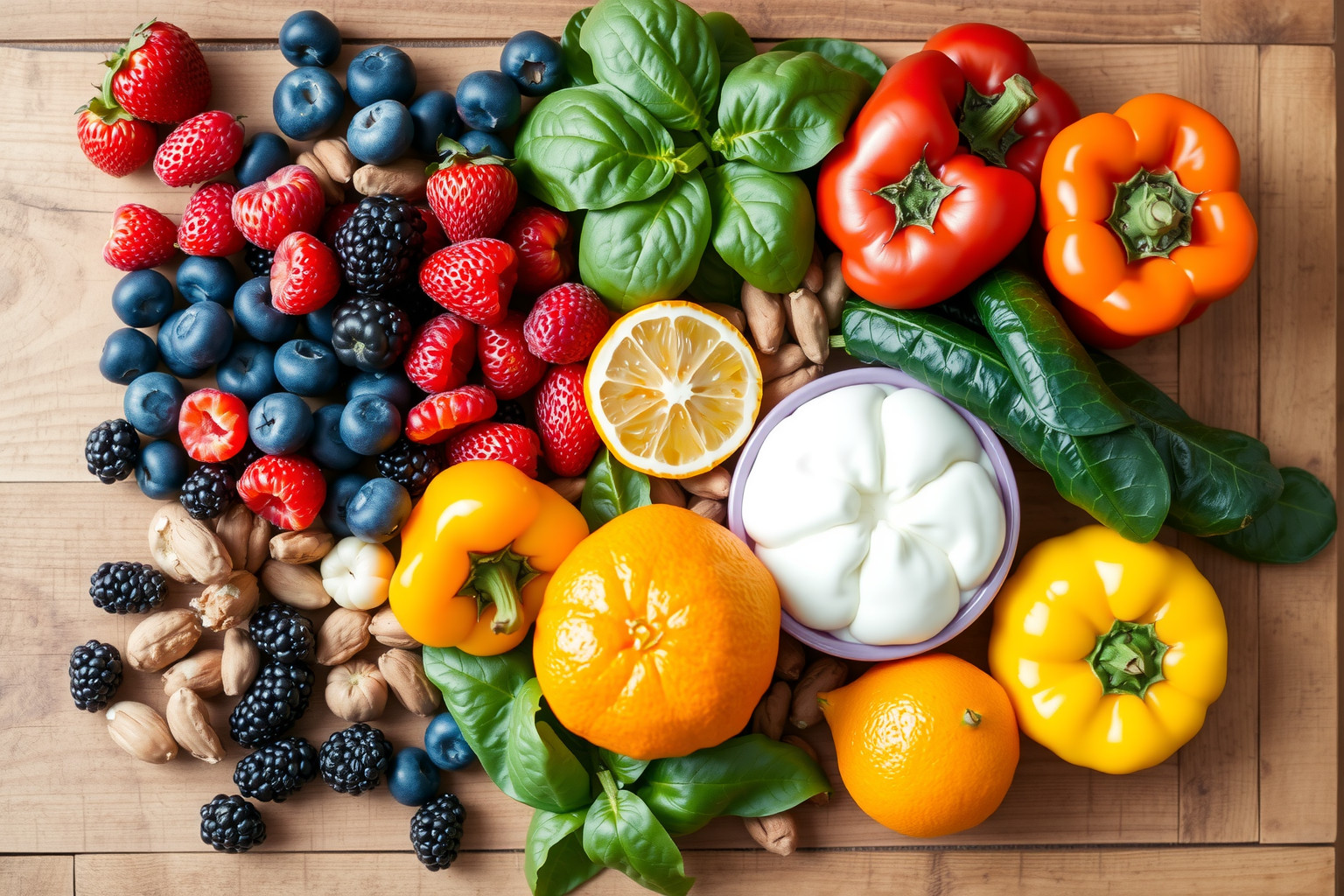 A bogyós gyümölcsök gazdag antioxidánsforrások a bőrtápláláshoz.