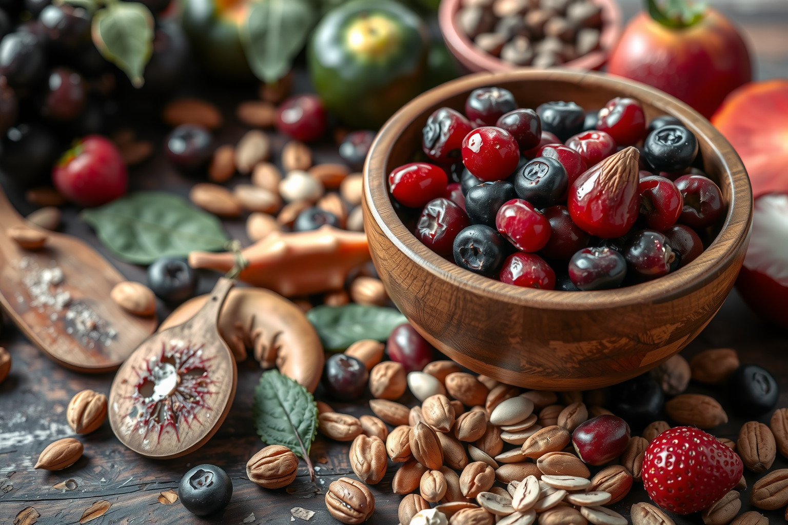 Az açaí bogyó gazdag antioxidánsokban, rostokban és egészséges zsírsavakban.