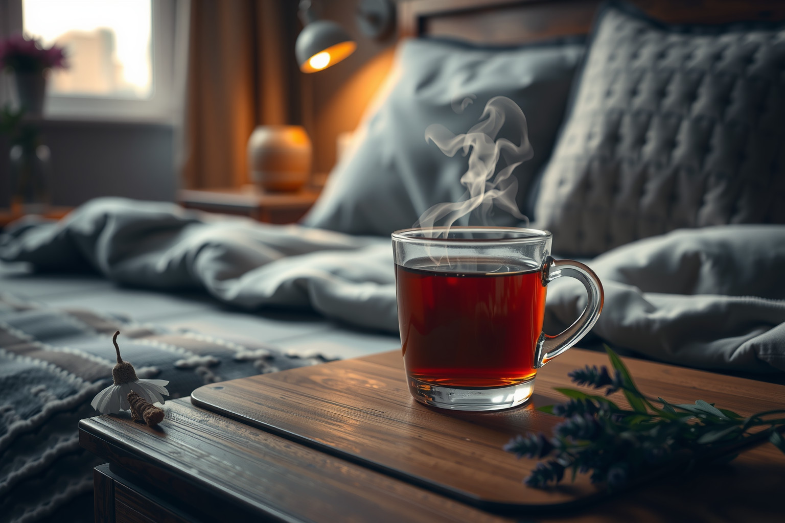 A kamillatea nyugtató hatásával segíti az elalvást.