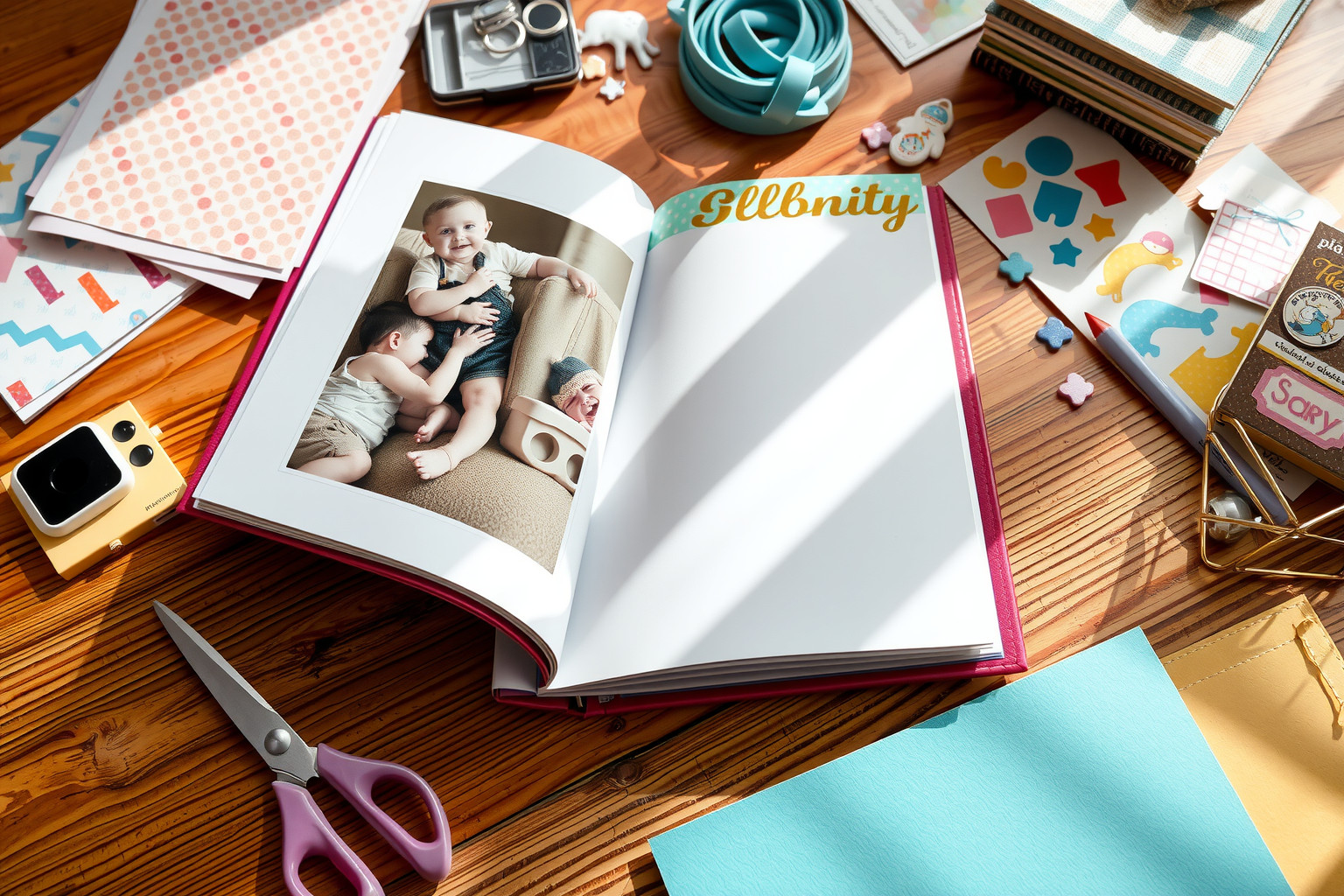 A scrapbook albumok személyre szabott emlékeket varázsolnak élővé.