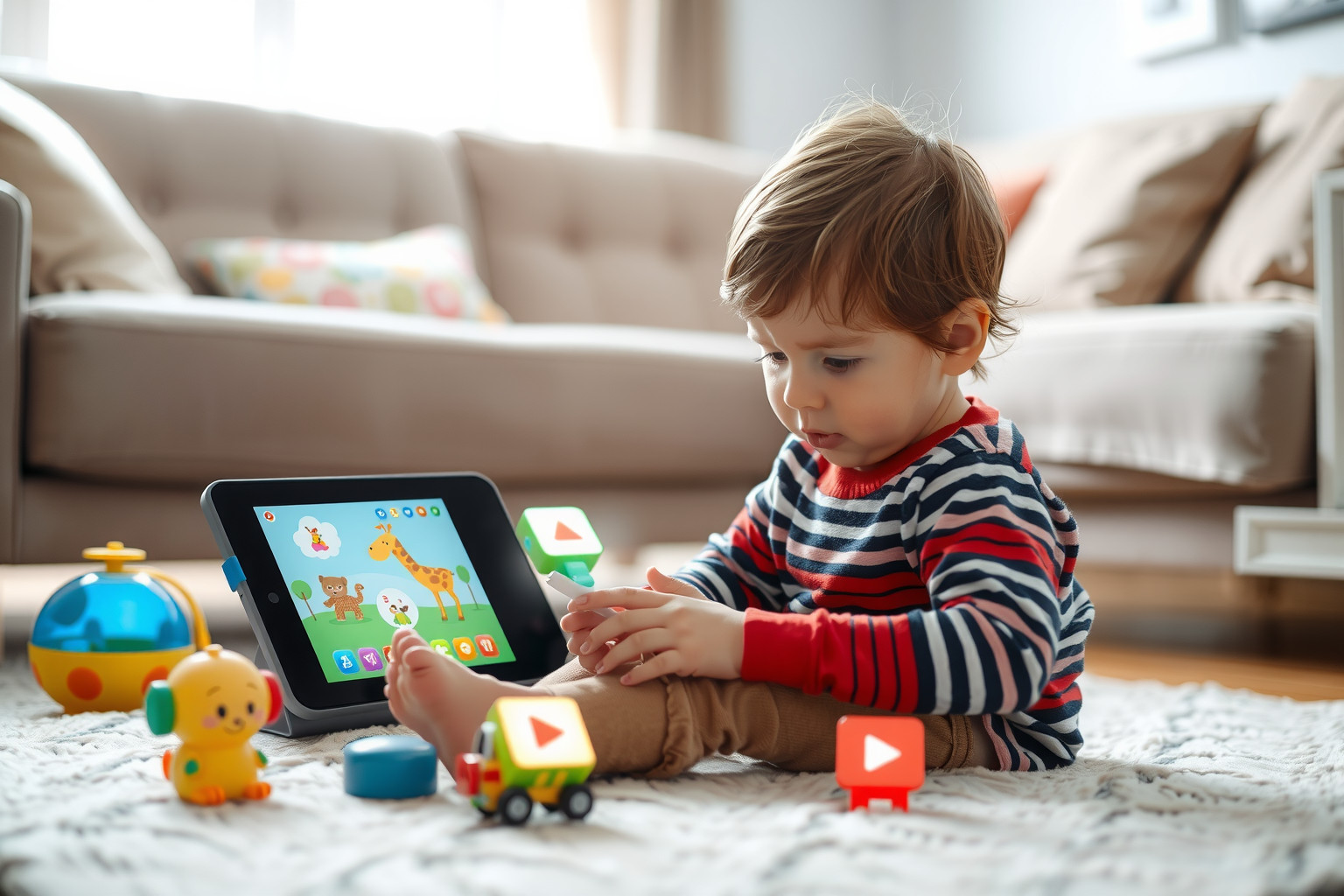 Digitális játékok segítik a baba szókincs gyors bővítését.