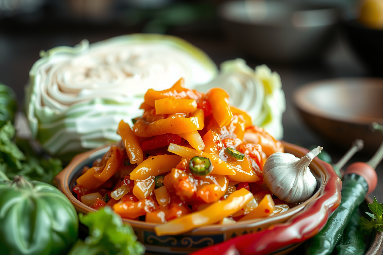 A kimchi gazdag probiotikumai erősítik az immunrendszert.
