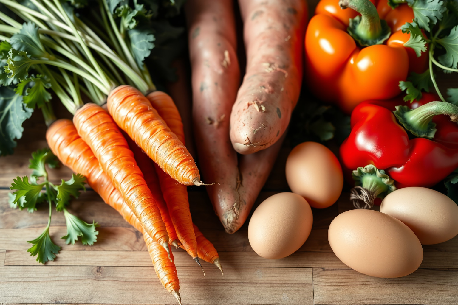 Répa és édesburgonya gazdag A-vitaminban, elősegítik a bőrfényét.