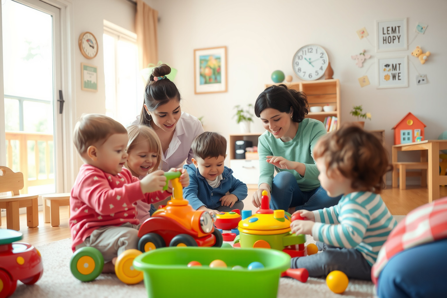 A családi napköziben személyre szabott gondozásban részesül a baba.