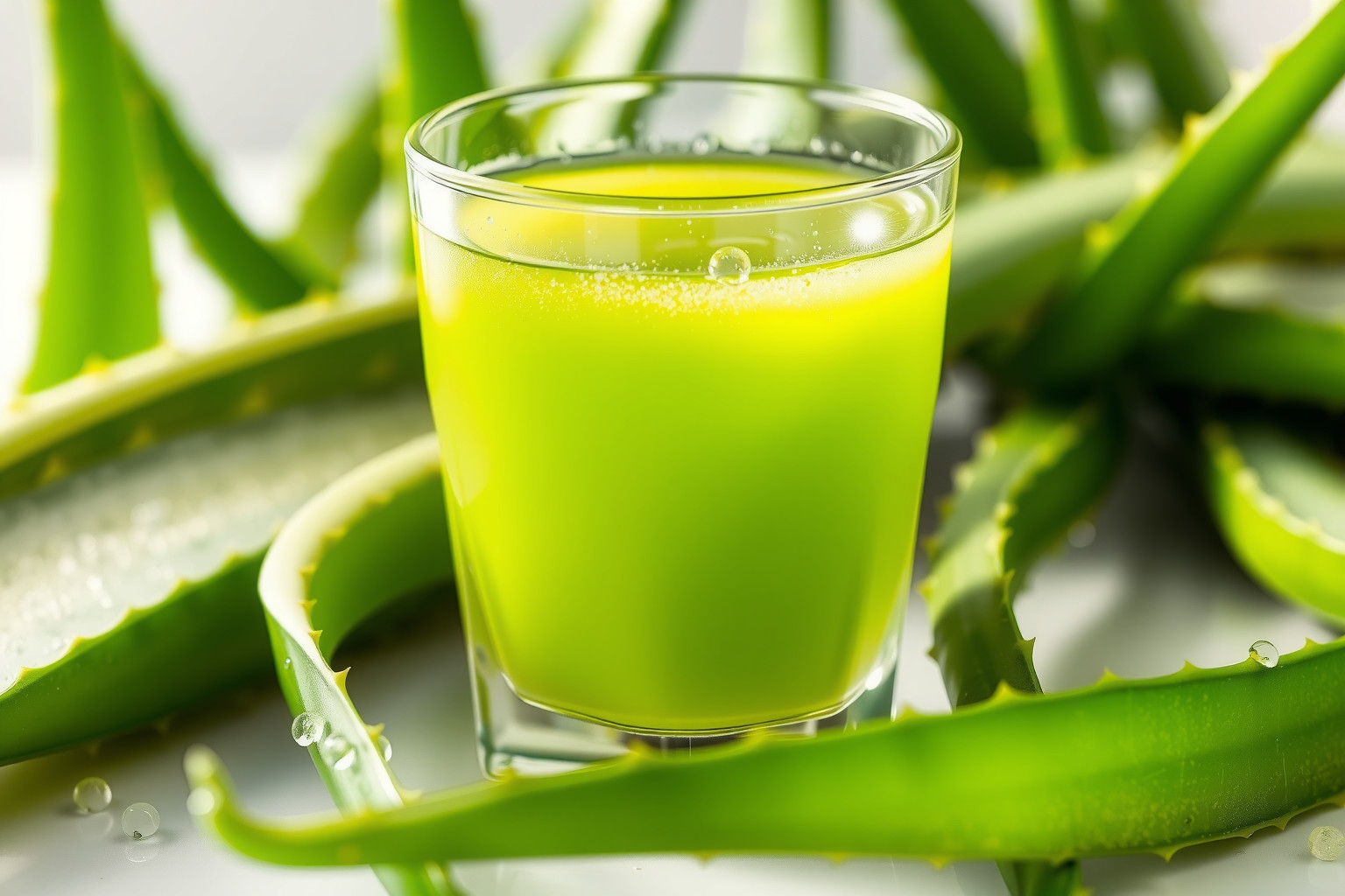 Az aloe vera ital hosszú távon javítja az emésztést és bőrt.