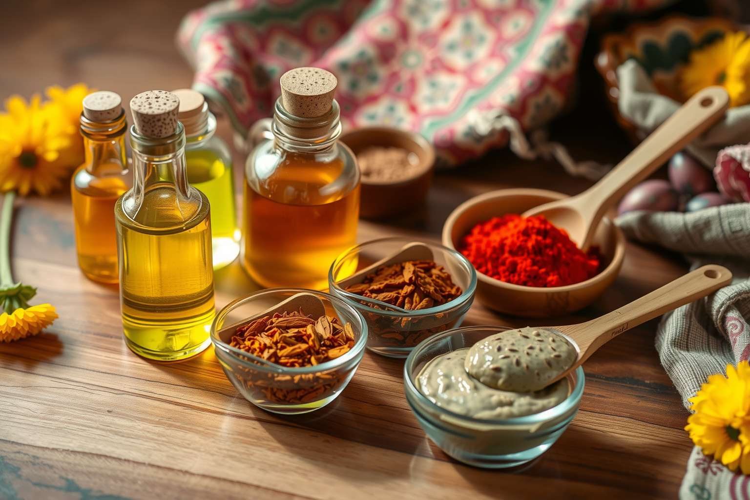 Az Ayurveda olajai és fűszerei harmóniát és ragyogást biztosítanak.