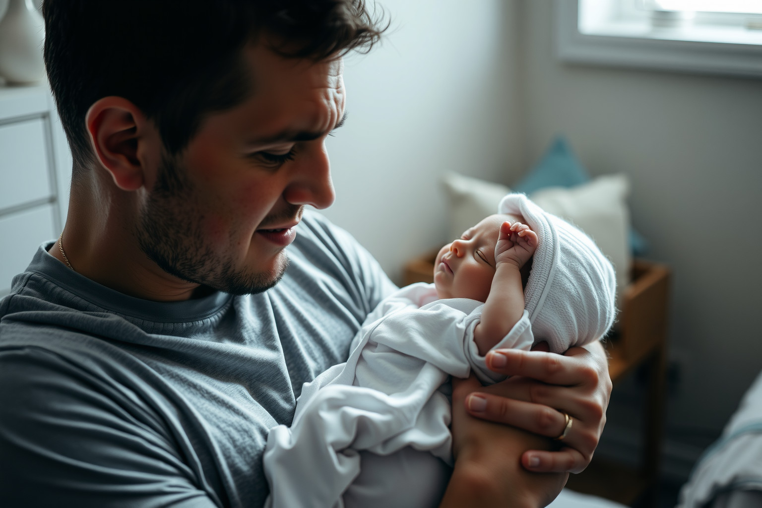 A posztpartum depresszió férfiaknál gyakran rejtve marad.