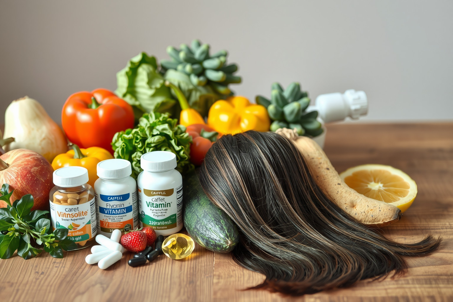 A C-vitamin serkenti a kollagéntermelést, erősíti a hajat.
