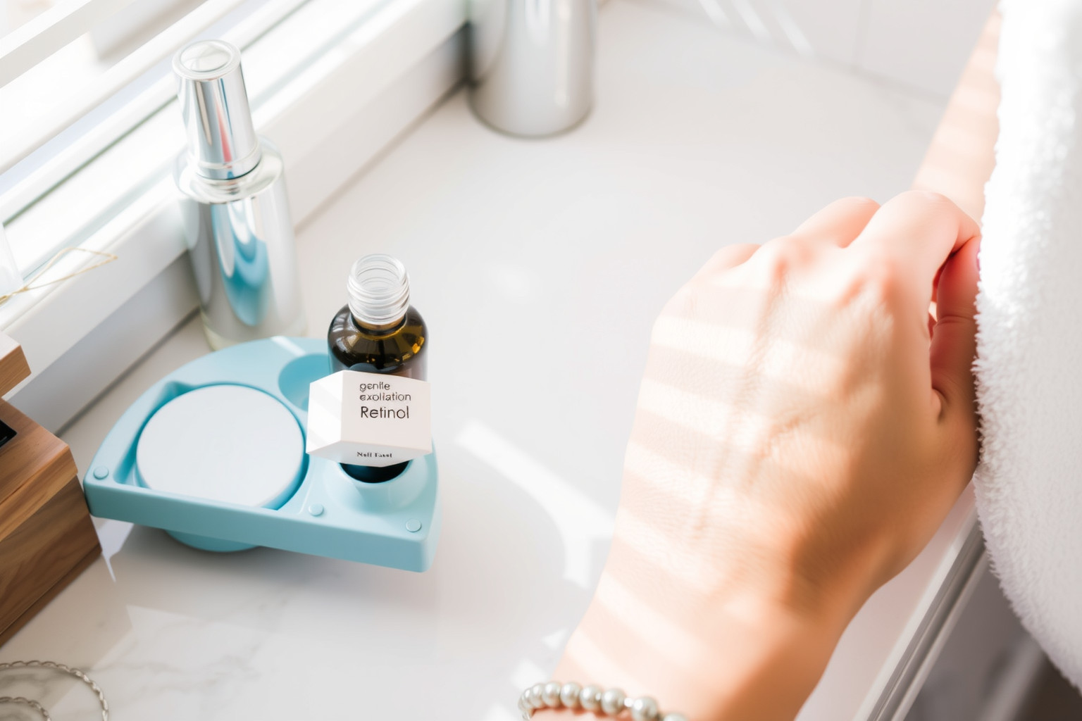 A retinol és hámlasztás együtt fokozhatja az irritációt, óvatosan.