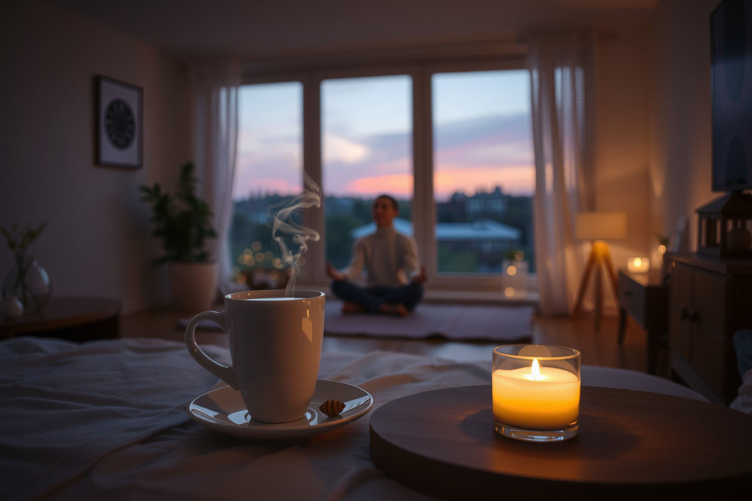 A kamillatea hatékonyan kiegészíti a meditációt és relaxációt.