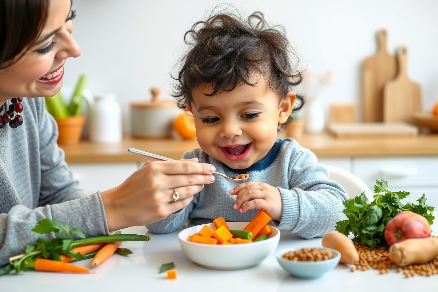 Vegán babáknál fontos a vas és B12-vitamin pótlása.