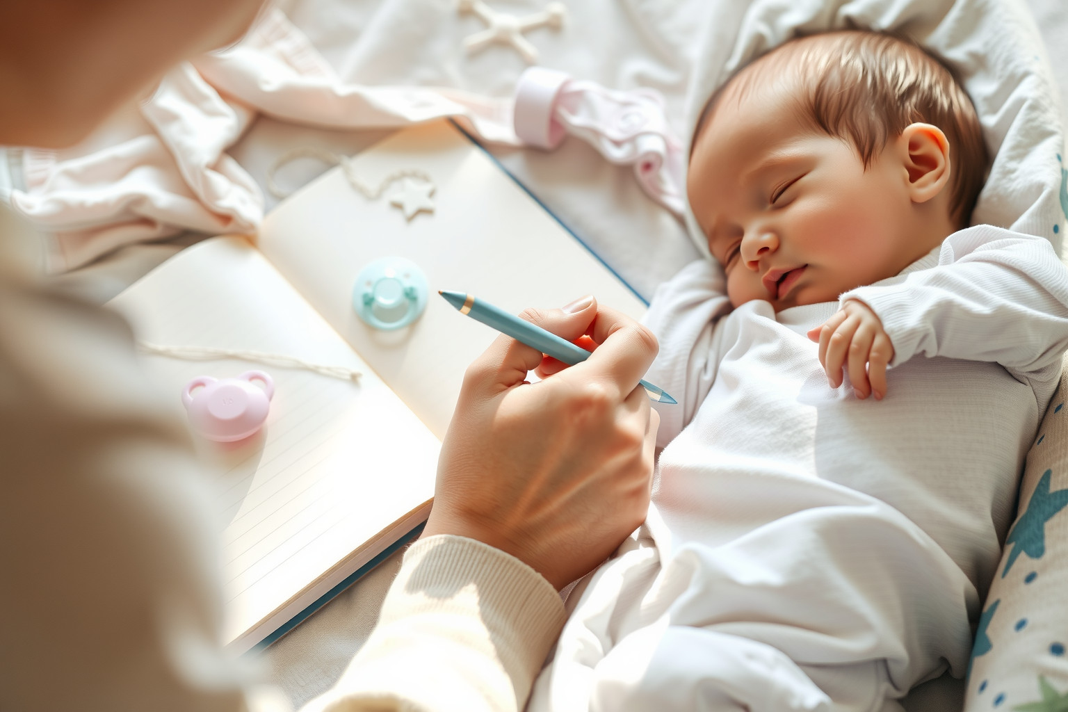 A babanapló segíti a fejlődési mérföldkövek pontos nyomon követését.