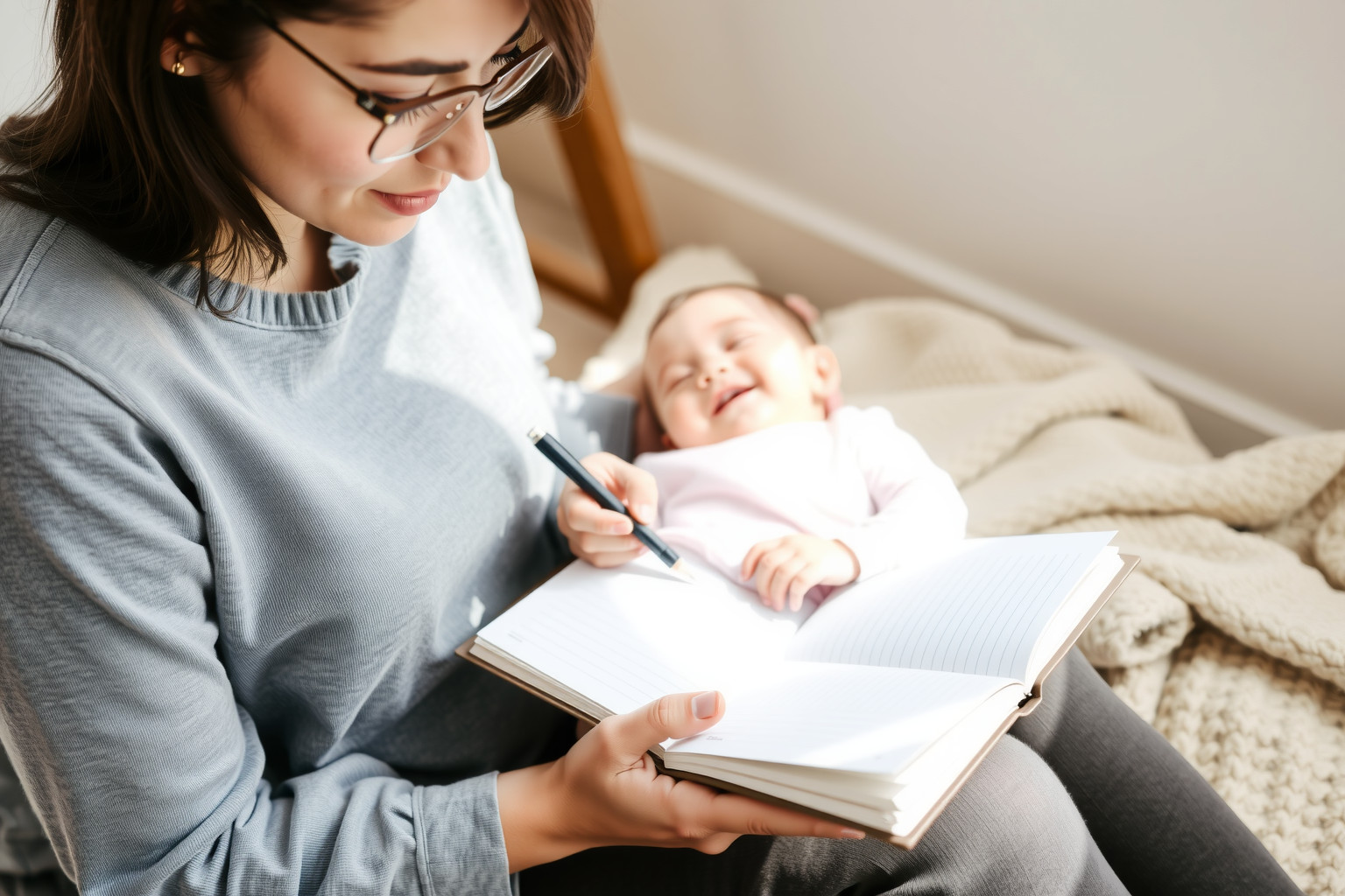 A babanapló segít tudatosítani az egészséges életmód alapjait.