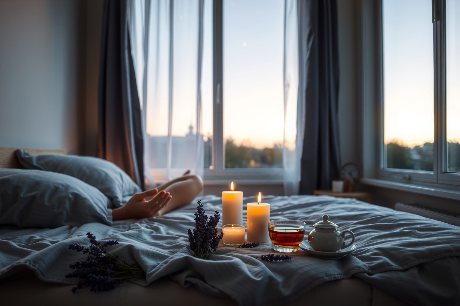 Az esti relaxáció csökkenti a stresszt, javítja az alvást.