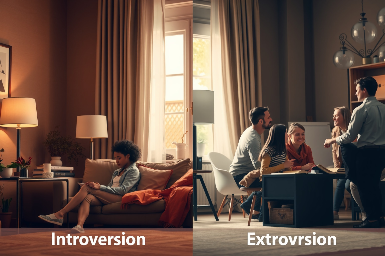 Az introvertáltak inkább spontán, extrovertáltak tervezett közelséget keresnek.