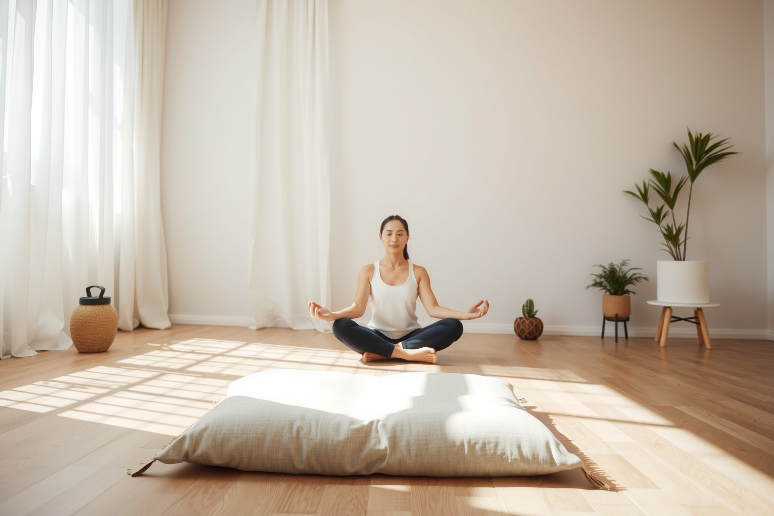 Az ülő- és vezetett meditáció segít csökkenteni a stresszt otthon.