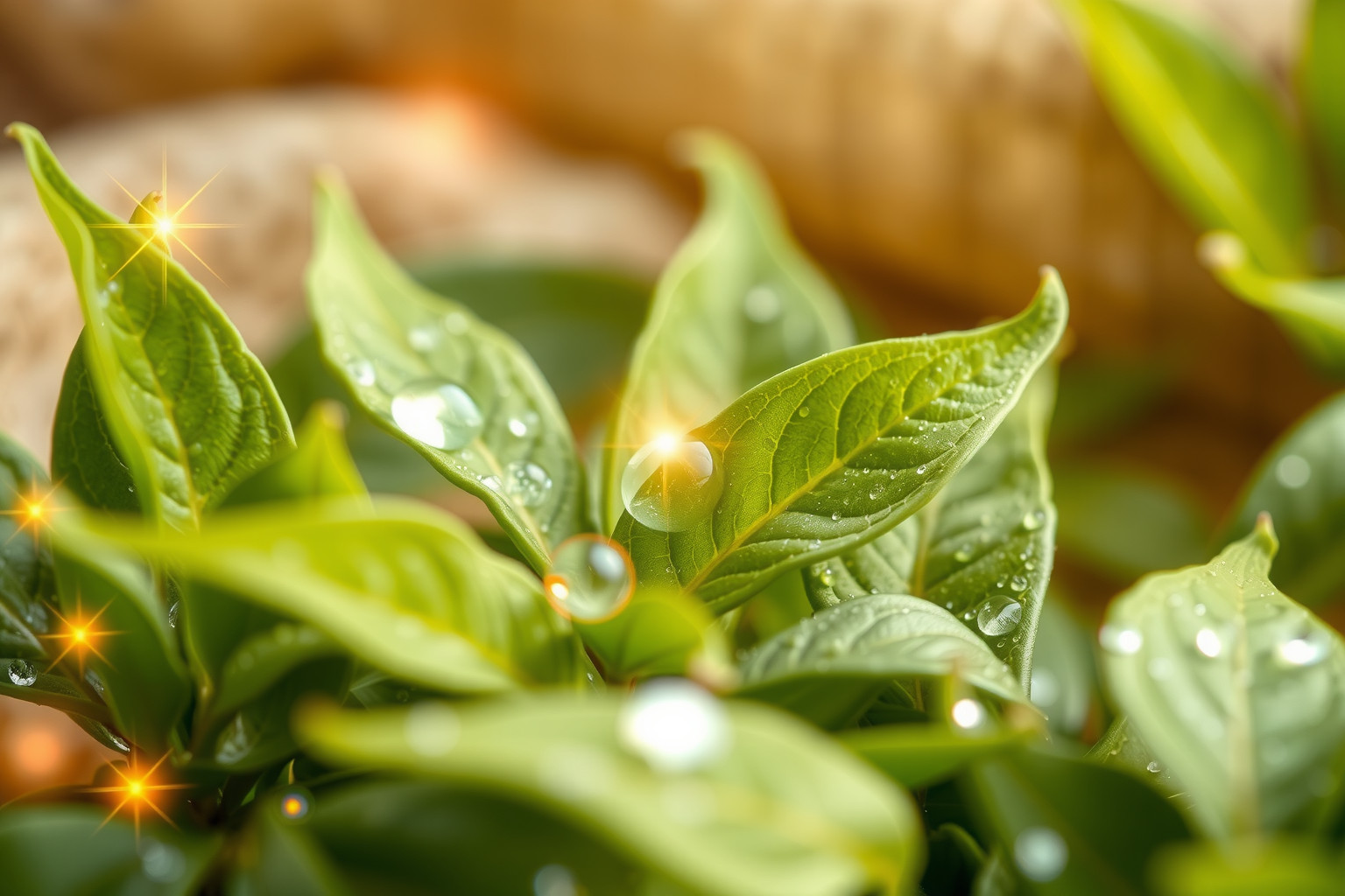 A zöld tea antioxidánsai megvédik a bőrt a szabad gyököktől.