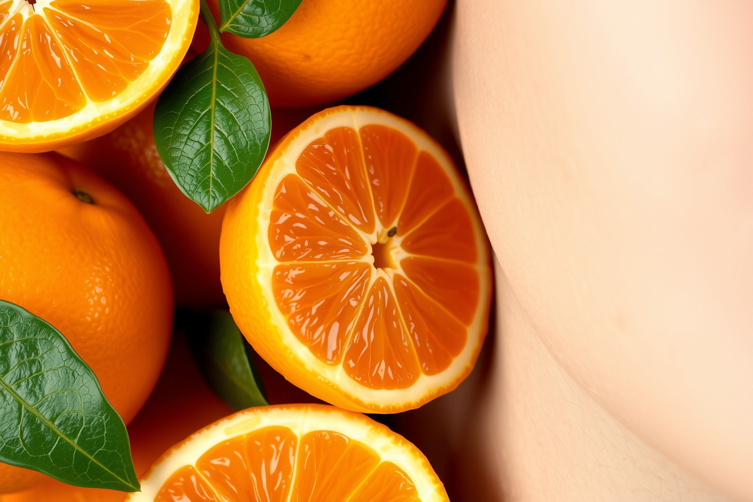 A C-vitamin fokozza a kollagéntermelést és világosítja a bőrt.