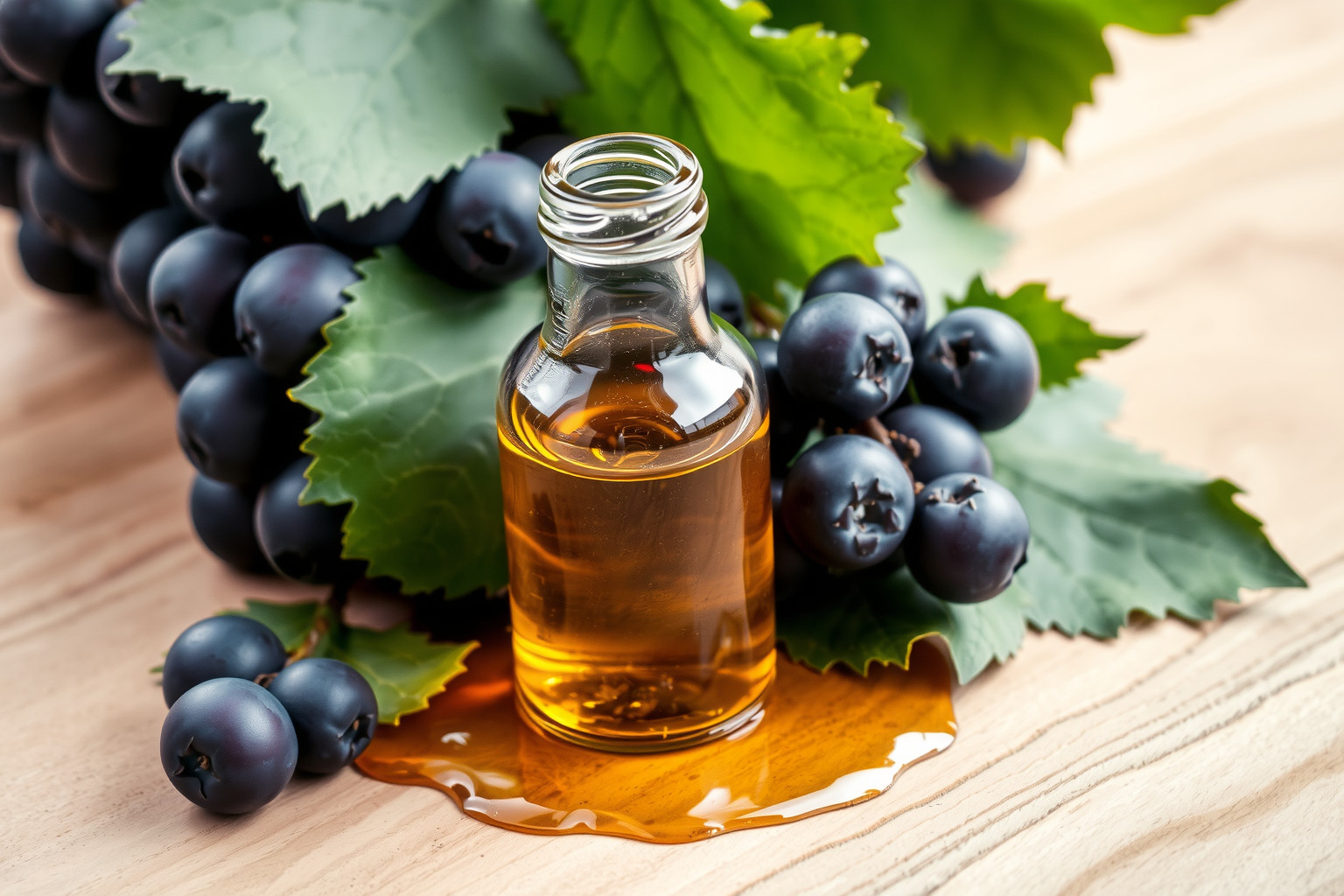 A szőlőmag olaj gazdag antioxidánsokban, erősíti a hajat.