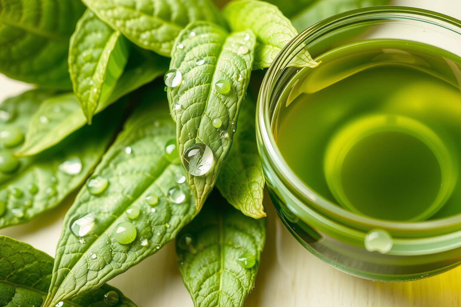 A zöld tea erős antioxidáns, segít regenerálni a bőrt.
