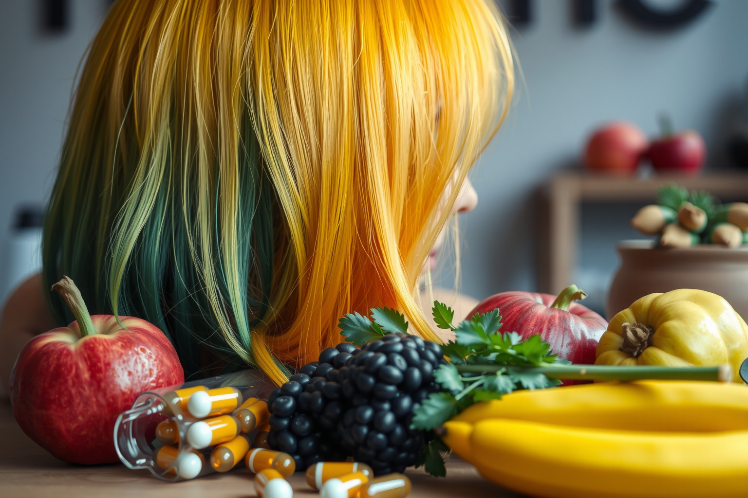 A C-vitamin és biotin segítik a festett haj gyors regenerálódását.