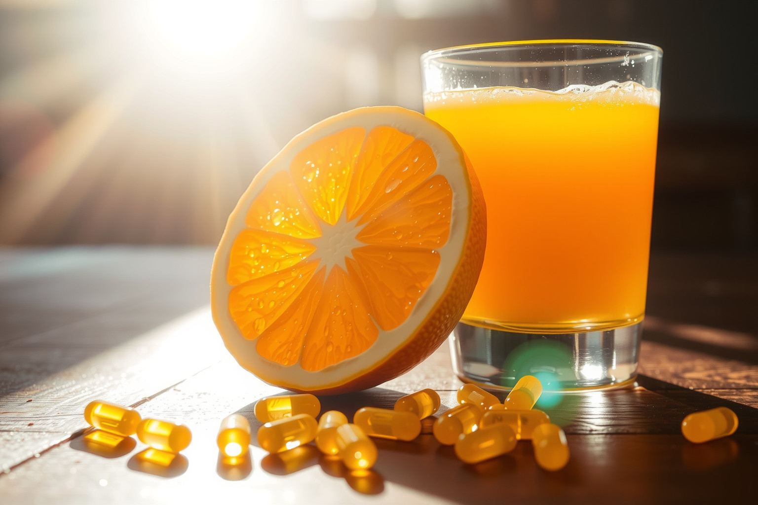 A D-vitamin támogatja az immunrendszert és bőr egészségét.