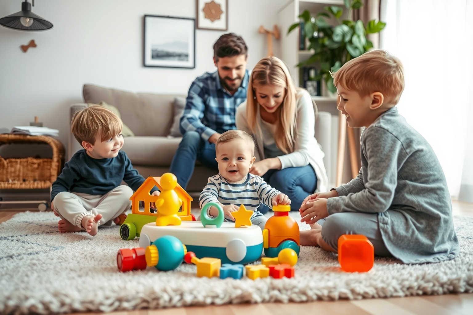 A játékidő fejleszti a baba szociális készségeit és türelmét.