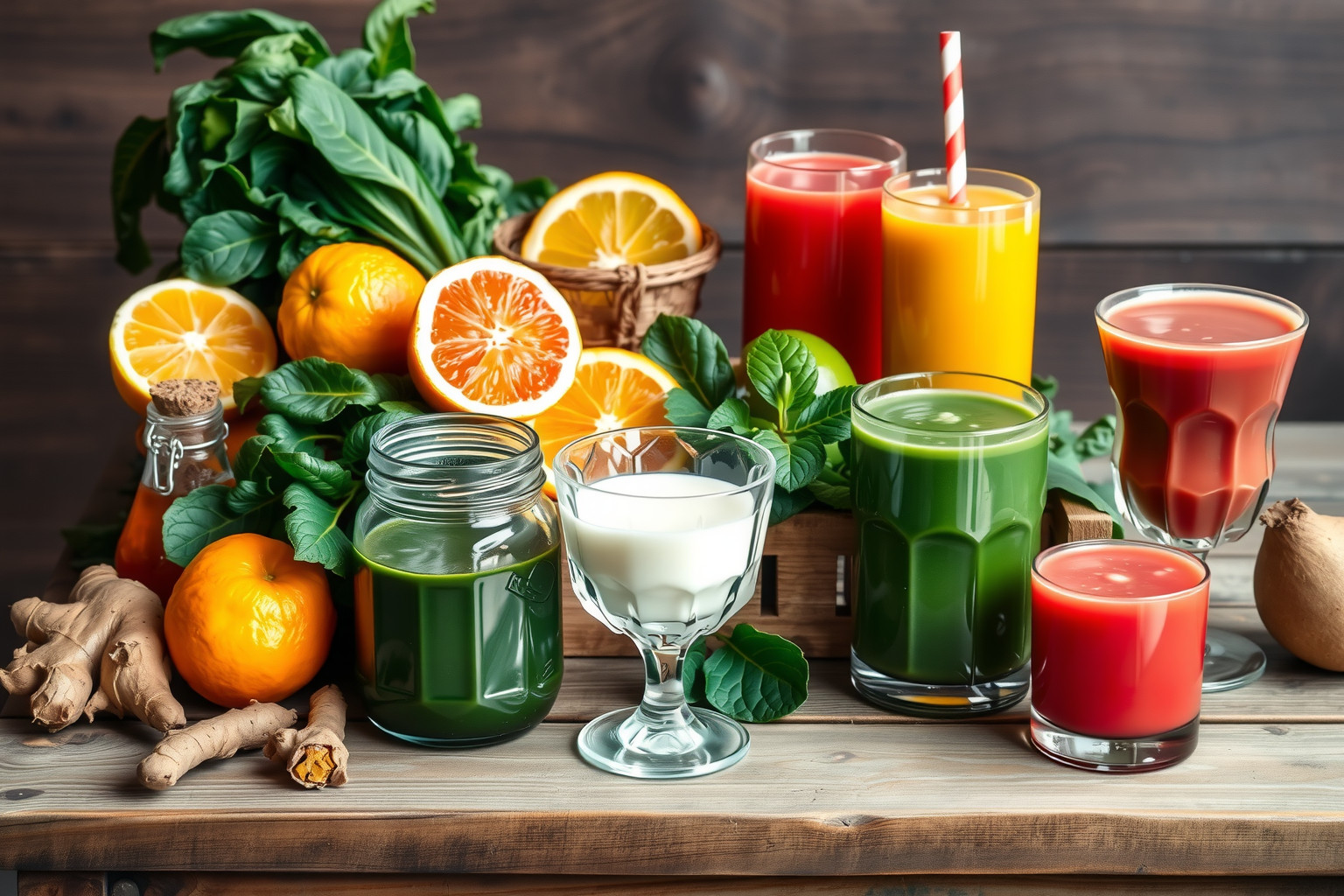 C-vitaminban gazdag italok segítik az immunrendszer erősítését.