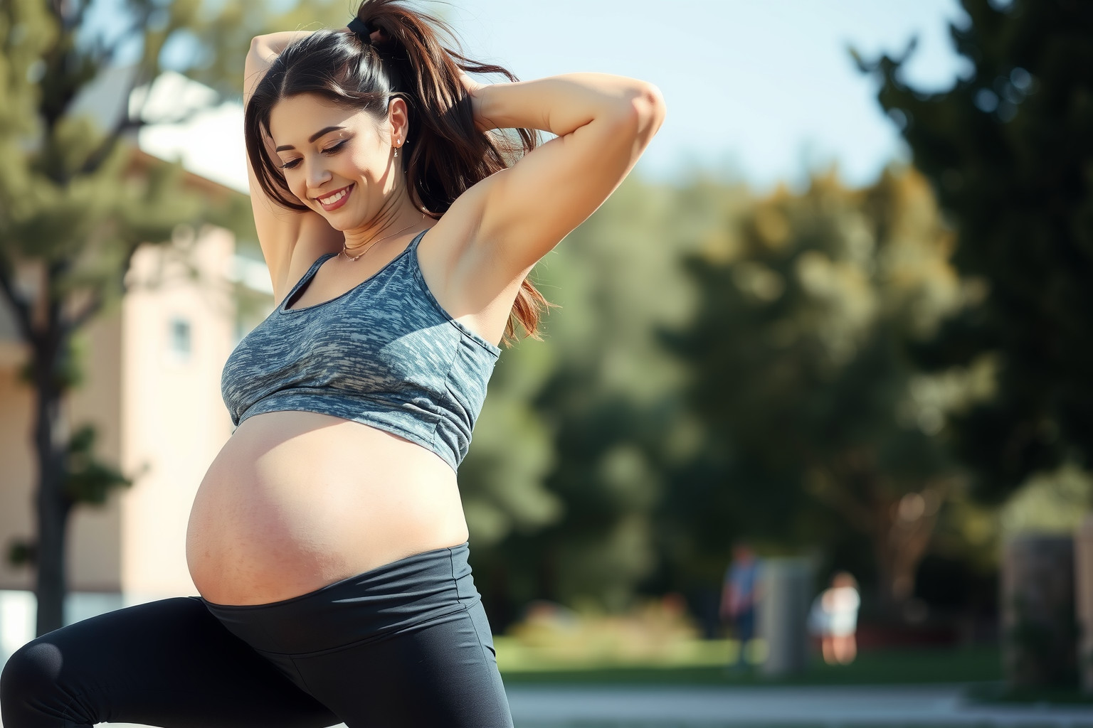 A sportos kismama-divat az aktív életet és kényelmet ötvözi.