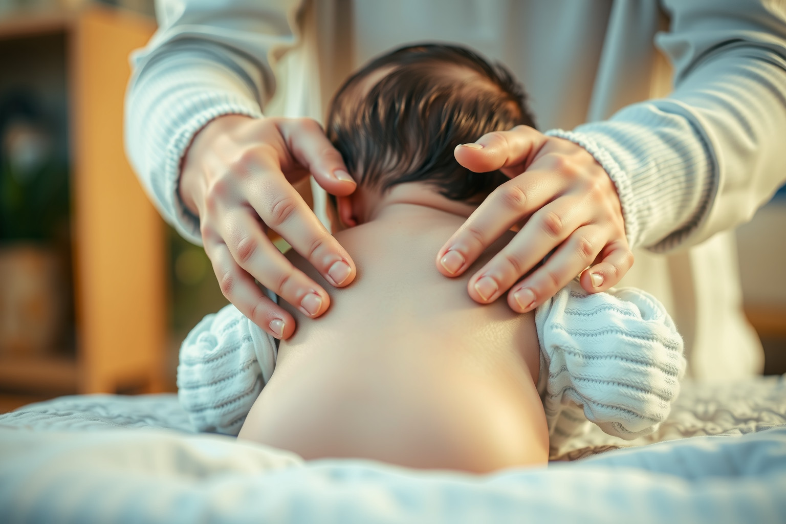 A babamasszázs erősíti a kötődést és enyhíti a stresszt.