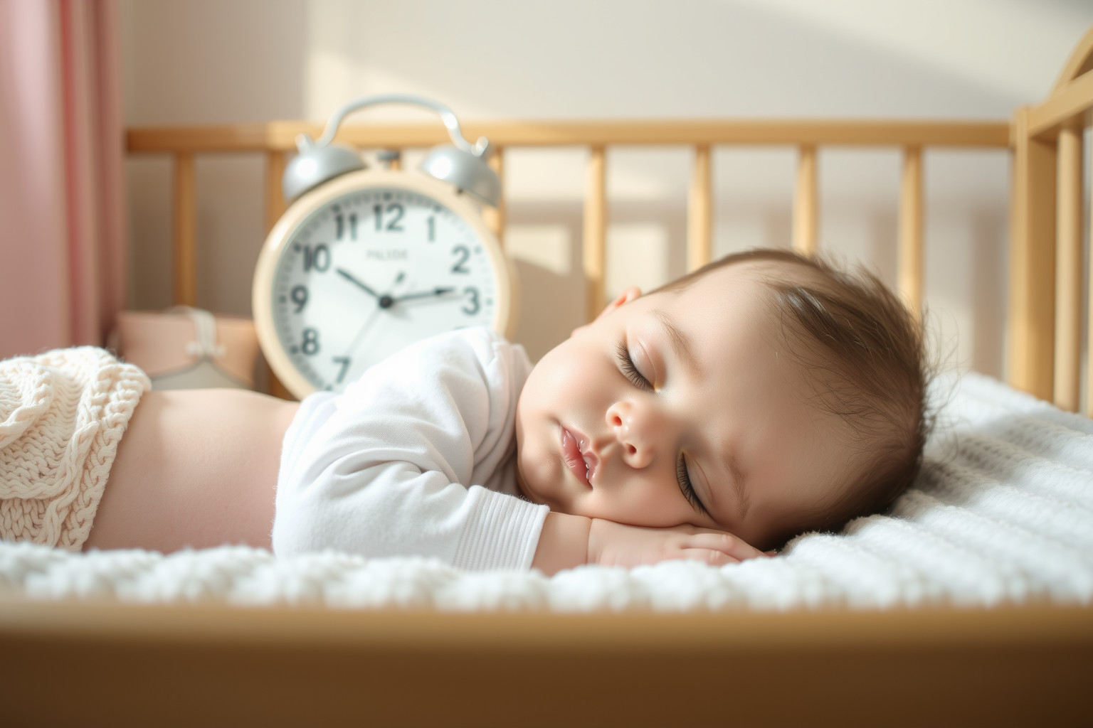 A rendszeres napirend segíti a baba mélyebb, nyugodtabb alvását.