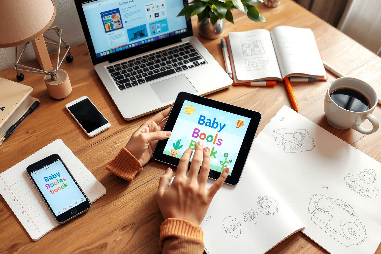 A Canva és Book Creator ideális digitális babakönyv készítéséhez.