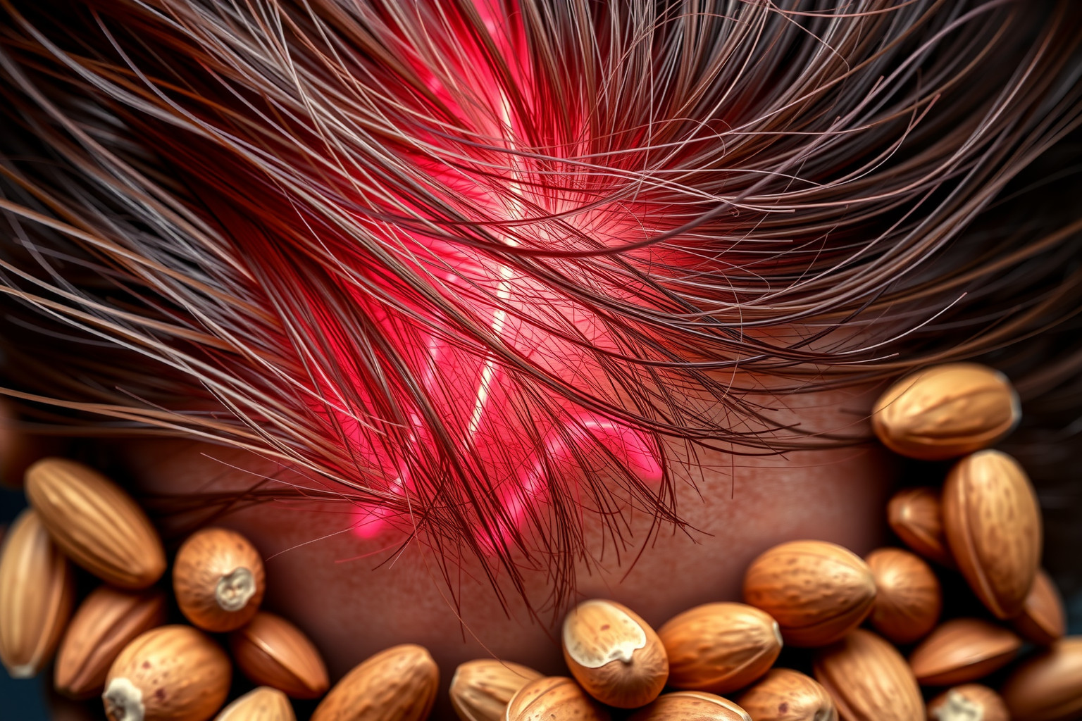 Az E-vitamin fokozza a fejbőr vérkeringését és védi a hajat.
