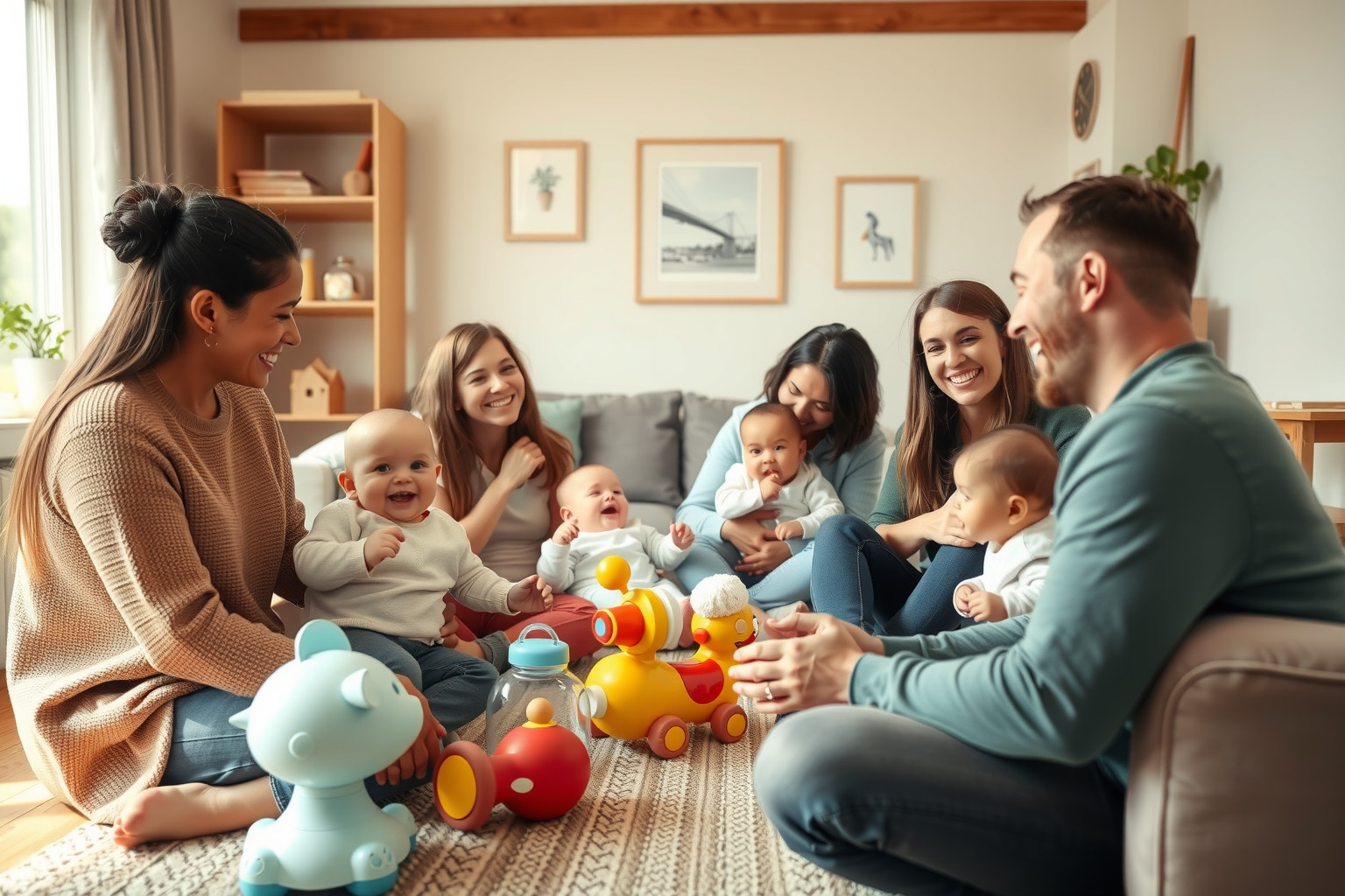 Bababarát találkozók erősítik a szülők és babák kapcsolatát.
