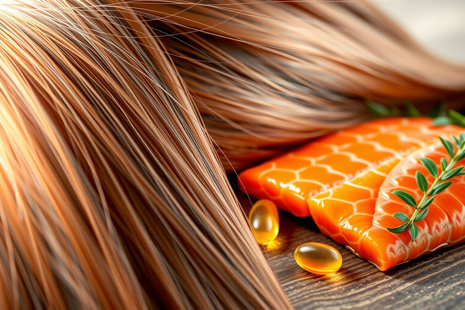 Az Omega-3 csökkenti a gyulladást és fényesebbé teszi a hajat.