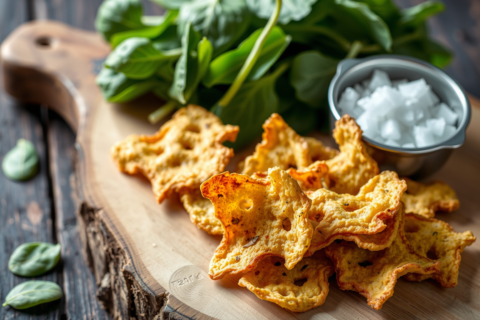 A spenót chips gazdag rostban és könnyen elkészíthető otthon.
