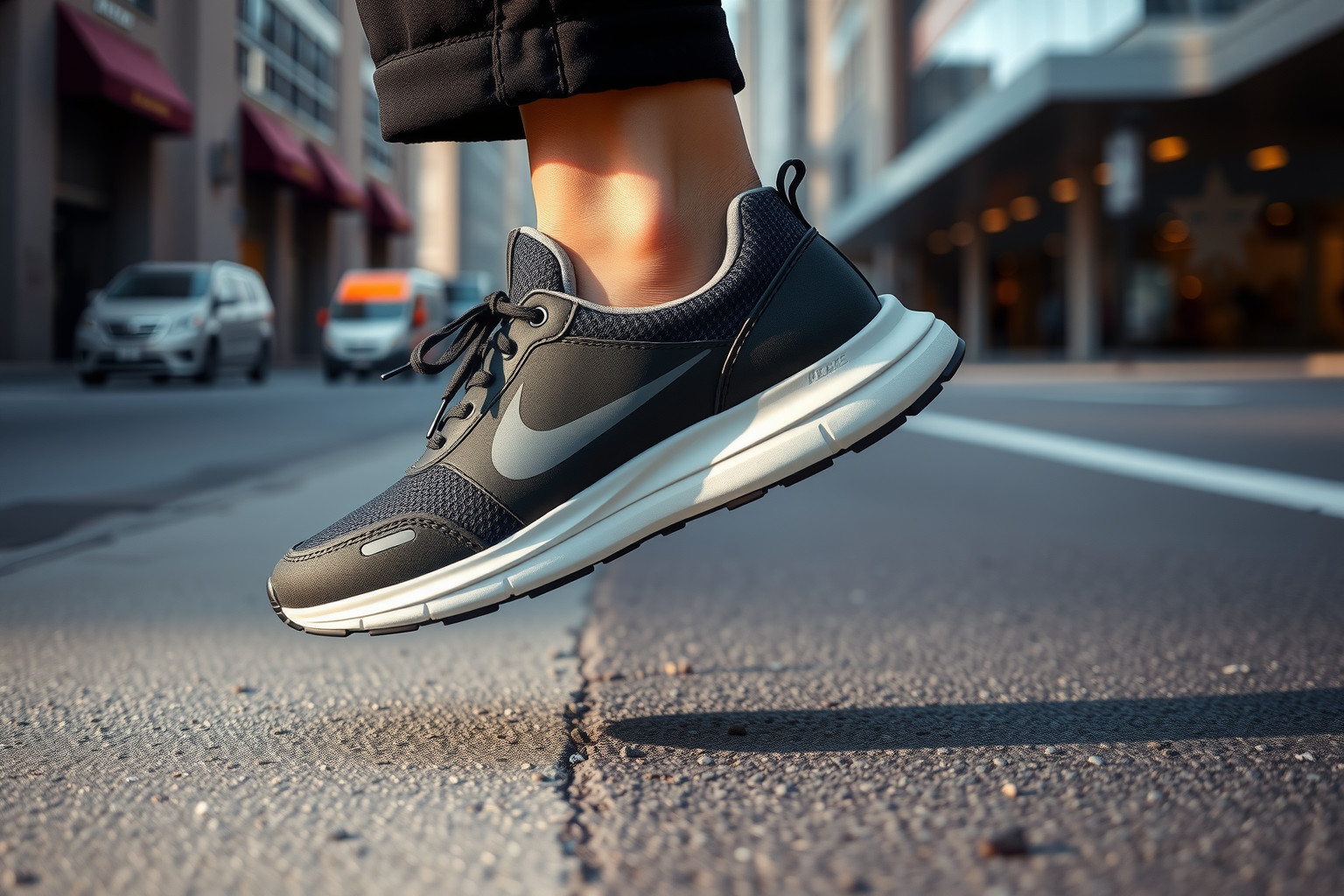 A sportos sneaker tökéletes választás aktív és stílusos nőknek.