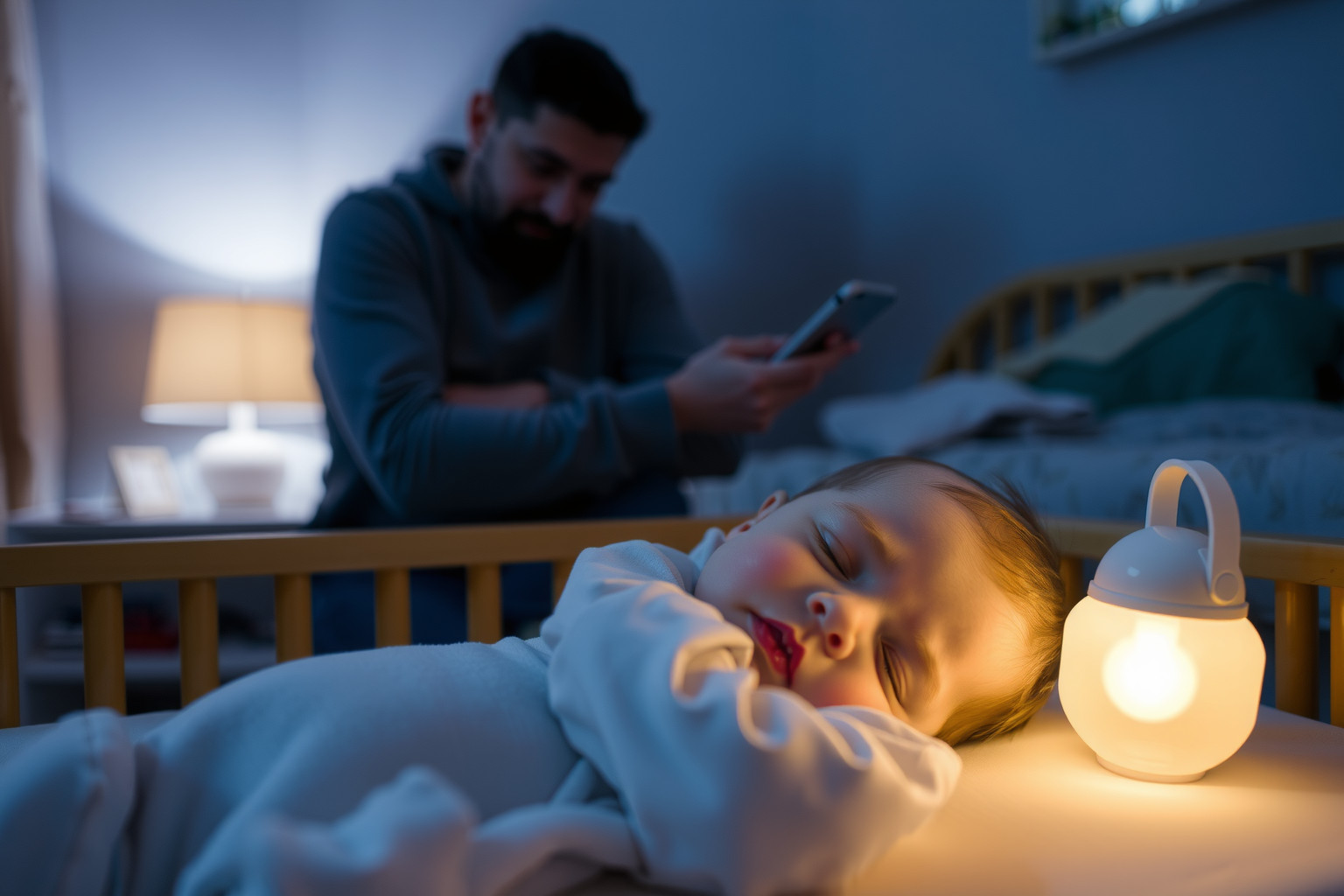 A baba REM alvása gyakori ébredéseket okozhat éjszakánként.
