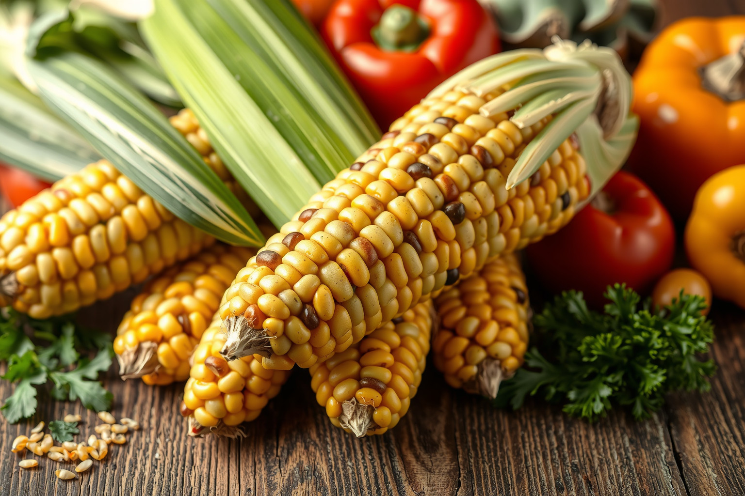 A kukorica gazdag B-vitaminokban, magnéziumban és élelmi rostban.